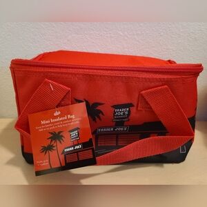 Trader Joe's Insulated Mini Tote in Red